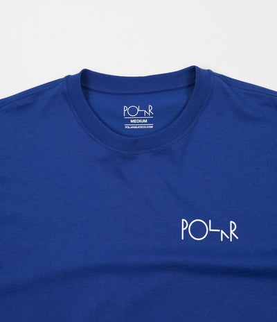 Polar Script Logo T-Shirt - 80's Blue