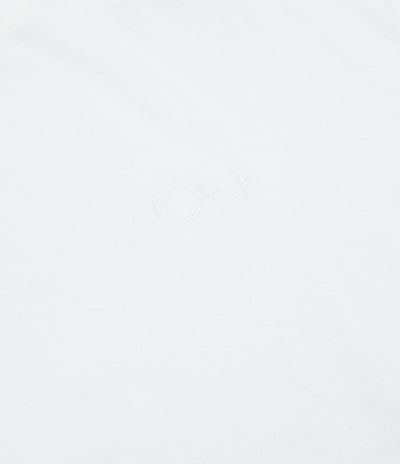 Polar Script Mockneck Long Sleeve T-Shirt - Cloud White