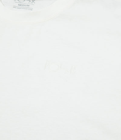 Polar Script T-Shirt - Cloud White