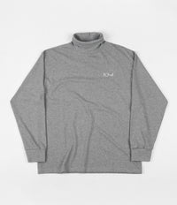Polar Script Turtleneck - Heather Grey