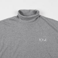 Polar Script Turtleneck - Heather Grey thumbnail
