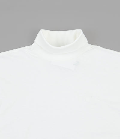 Polar Script Turtleneck Long Sleeve T-Shirt - Cloud White