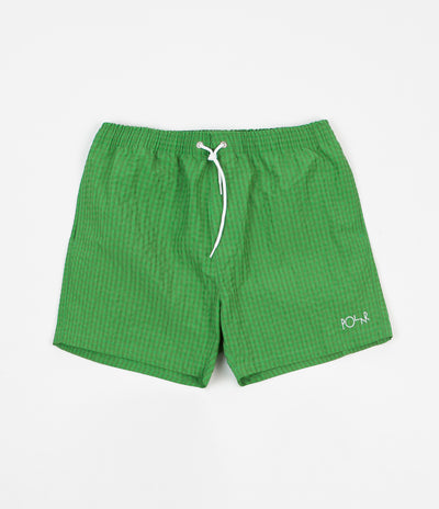 Polar Seersucker Swim Shorts - Green