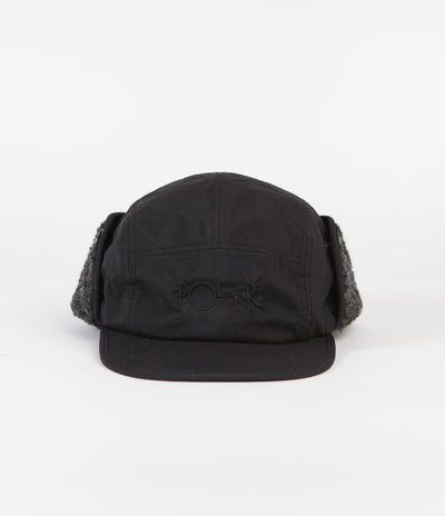 Polar Sherpa Flap Cap - Black