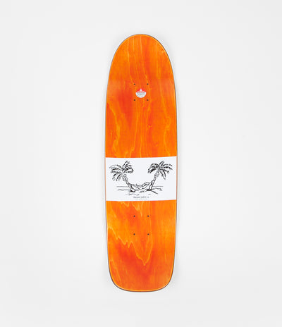 Polar Shin Sanbongi Freedom Wheel Well Surfshape Deck - White - 8.75"