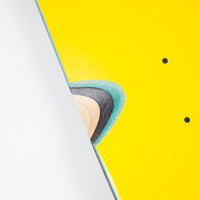Polar Shin Sanbongi Freedom Wheel Well Surfshape Deck - Yellow - 8.75" thumbnail