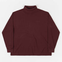 Polar Shin Turtleneck Long Sleeve T-Shirt - Wine thumbnail