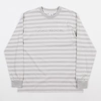 Polar Signature Striped Long Sleeve T-Shirt - Grey thumbnail