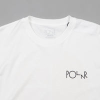 Polar Skeleton Fill Logo Long Sleeve T-Shirt - White thumbnail
