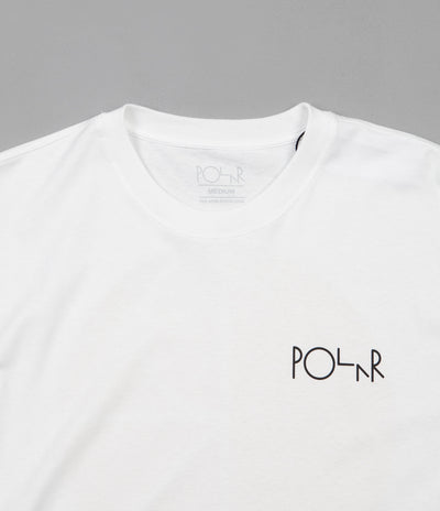 Polar Skeleton Fill Logo Long Sleeve T-Shirt - White