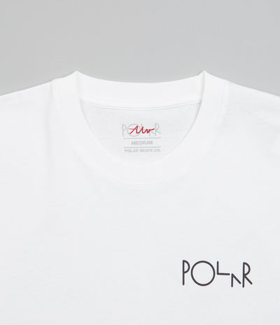 Polar Skorsten Fill Logo T-Shirt - White