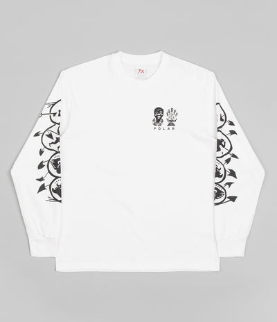 Polar Spiral Long Sleeve T-Shirt - White