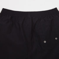 Polar Square Stripe Swim Shorts - Black / Brown thumbnail