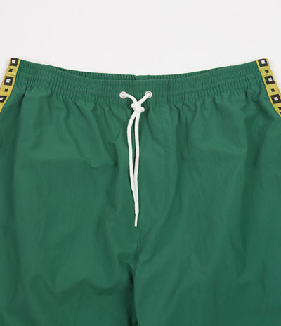 Polar Square Stripe Swim Shorts - Green