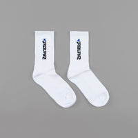 Polar Star Socks - White / Blue thumbnail