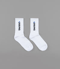 Polar Star Socks - White / Blue