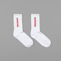 Polar Star Socks - White / Red thumbnail