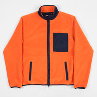 Polar Stenstrom Fleece Jacket - Orange / Navy thumbnail