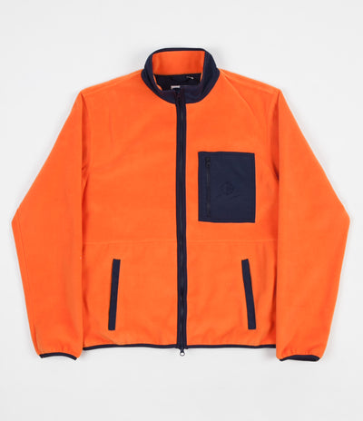 Polar Stenstrom Fleece Jacket - Orange / Navy
