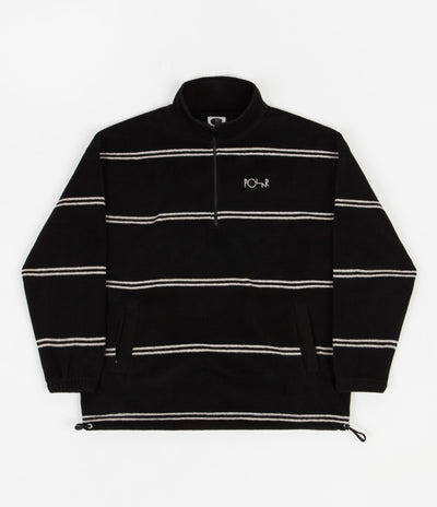 Polar Stripe Fleece Pullover 2.0 Sweatshirt - Black