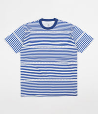 Polar Stripe Logo T-Shirt - Dark Blue