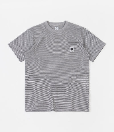 Polar Stripe Pocket T-Shirt - Grey
