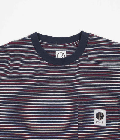 Polar Stripe Pocket T-Shirt - Navy