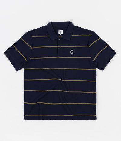 Polar Stripe Polo Shirt - Rich Navy
