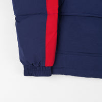 Polar Stripe Puffer Jacket - Navy / Red thumbnail