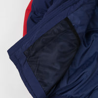 Polar Stripe Puffer Jacket - Navy / Red thumbnail