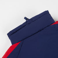 Polar Stripe Puffer Jacket - Navy / Red thumbnail