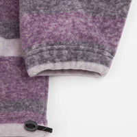Polar Stripe Pullover Fleece - Light Purple thumbnail