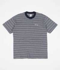 Polar Stripe Shin T-Shirt - Navy