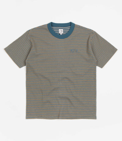 Polar Stripe Shin T-Shirt - Teal