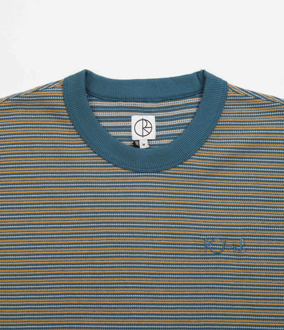 Polar Stripe Shin T-Shirt - Teal
