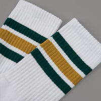 Polar Stripe Socks - White / Teal / Orange thumbnail