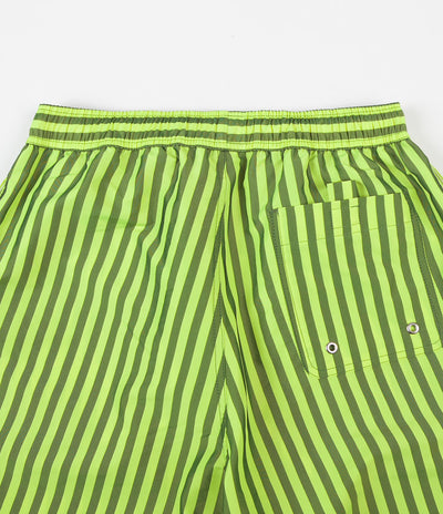 Polar Stripe Swim Shorts - Neon Yellow