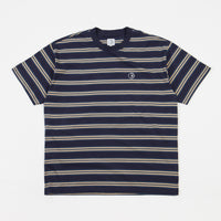 Polar Stripe T-Shirt - Navy thumbnail