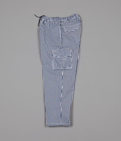 Polar Striped Cargo Trousers - White / Navy
