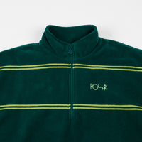 Polar Striped Fleece Pullover 2.0 Sweatshirt - Dark Green thumbnail