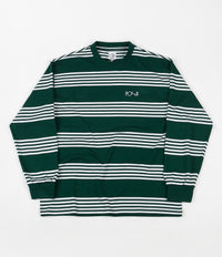 Polar Striped Long Sleeve T-Shirt - Dark Green