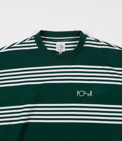 Polar Striped Long Sleeve T-Shirt - Dark Green