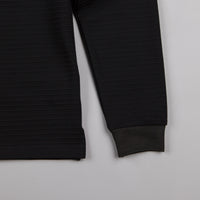 Polar Striped Pique Shirt - Black thumbnail