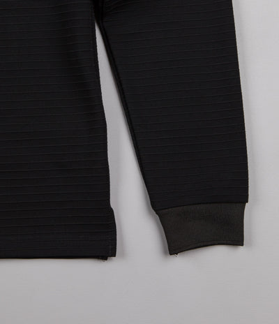 Polar Striped Pique Shirt - Black