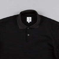 Polar Striped Pique Shirt - Black thumbnail
