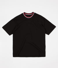Polar Striped Rib T-Shirt - Black