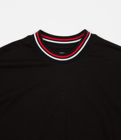 Polar Striped Rib T-Shirt - Black