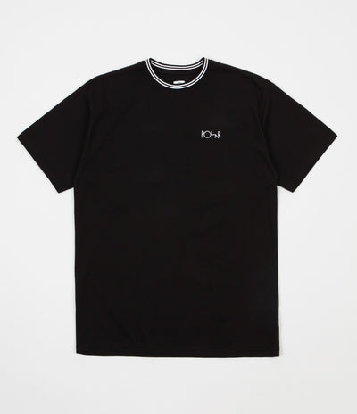 Polar Striped Rib T-Shirt - Black / White