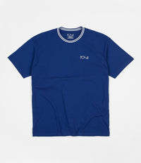 Polar Striped Rib T-Shirt - Dark Blue / White