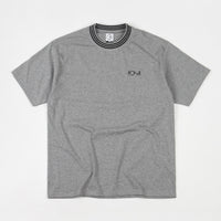 Polar Striped Rib T-Shirt - Heather Grey thumbnail